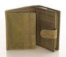 Jekyll & Hide Crunch Leather Wallet- Blue, Grey, Green, Olive Gr