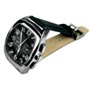 Luxurious chronometer, with 2 leather straps black and brown