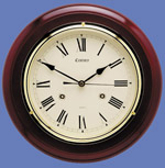 Mahagony Round Wall Clock