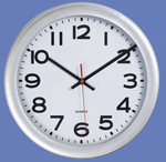 Smart Mod Silver Wall Clock