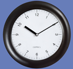 Euro Dark Wall Clock