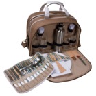 The "handy" picnic set for 4 with numerous accessories.