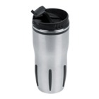 Big Time! Complete stainless steel travel mug, with special leak