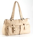 Jekyll & Hide Cow Leather Handbag 7409 - Cream