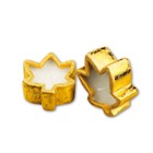 Candle set - maple leaf shape