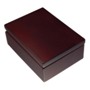 Luxurious wine set in wooden gift box