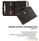 Milano Drop-Handle Laptop Bag