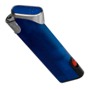 Electronic lighter blue frosted with blue LED