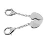 Broken heart keyring- metal