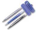 SHINY Ballpoints & PENCIL SET BLUE