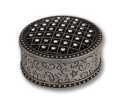 DIAMOND  TRINKET BOX ROUND