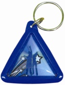 Triangle  Keyring - Min Order 100 units