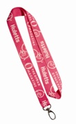 Tubular Woven  +  ground + lobster Lanyard - Min Order 100 units