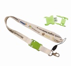 25mm Petersham with USB Lanyard - Min Order 100 units