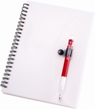 Buddy Notebook &pen  - Min Order 100 units