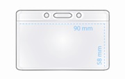 Pouch - 90mm x 58mm Lanyard Pouch - Min Order 100 units