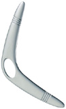 Letter opener, Boomerang shaped