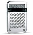Gem Plus. Clear acrylic calculater with 8-digits.