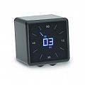 Cubic alarm clock with original movement and automatic blue LED
