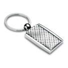 Carbon fiber style keyring