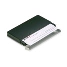 Calculator business card holder