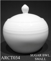 91561 Arct White Sugar Bowl Small - Min Orders Apply