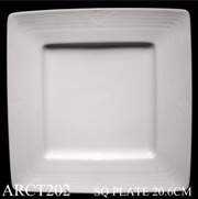 91503 Arctic White  Square Plate Small 20Cm - Min Orders Apply