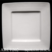 91503 Arctic White  Square Plate Small 20Cm - Min Orders Apply