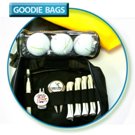 Black 600d Deluxe Nylon Goodie Bag med