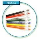 Blue Plastic eversharp pencils