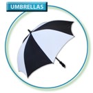 Junior Blue & White Golf Umbrella