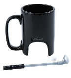 Ceramic Golf Mug - Black - Min Order: 4 Ceramic Golf Mug - Black - Min Order: 4
