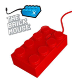 The Red Brick USB Wired Mouse - Min Order: 6