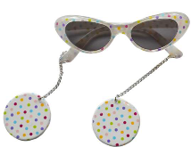 Novelty Polka Dot Sunglasses - Min Order: 12