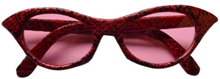 Novelty Snake Sunglasses - Red - Min Order: 12
