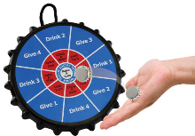 Bottle Cap Dart Board - Drinking Game - Min Order: 4