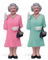 Solar Powerd Waving Queen of England - Min Order: 6