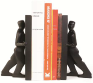 Pushing Men Bookends - Min Order: 2