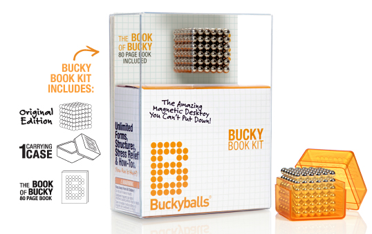 216 Nickel Buckyballs + Book of Bucky, Vol 1