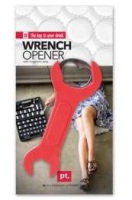 Bottle Opener 
Wrench - Red - Min Order: 6 units