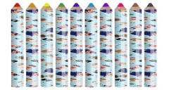 Pirate Colouring Pencils - Min Order: 6 units