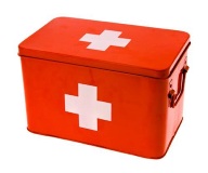 Large Storage Tin - Red or Turquiose - Min Order: 6 units