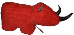 Rhino Doorstop - Red - Min Order: 2 units