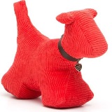 Dog Doorstop - Red Jumbo Cord - Min Order: 2 units