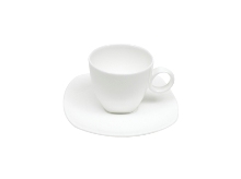 Maxwell & Williams Cmere Square Coupe Moka Creamer & Sugar 6/36 Maxwell & Williams Cmere Square Coupe Moka Creamer & Sugar 6/36