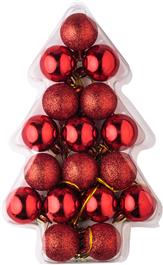 17 Piece Christmas Ball Set