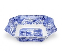 Portmeiron - Blue Italian Square Salad Bowl 23.5 - Min Orders Ap