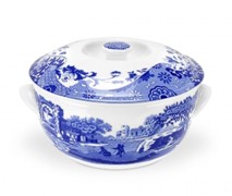 Portmeiron - Blue Italian Round Covered Dish 2L - Min Orders App