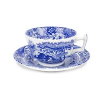 Portmeiron - Blue Italian Tea Cup & Saucer 0.2L - Min Orders App