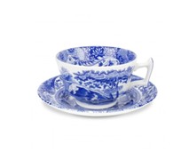 Portmeiron - Blue Italian Tea Cup & Sauc Ea - Min Orders Apply